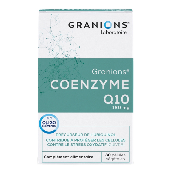 Granions Coenzyme Q10
Contribue à protéger les cellules contre le stress oxydatif