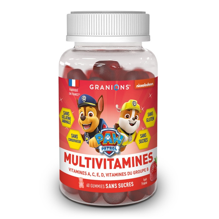 Gummies multivitamines - fraise - pat patrouille - granions