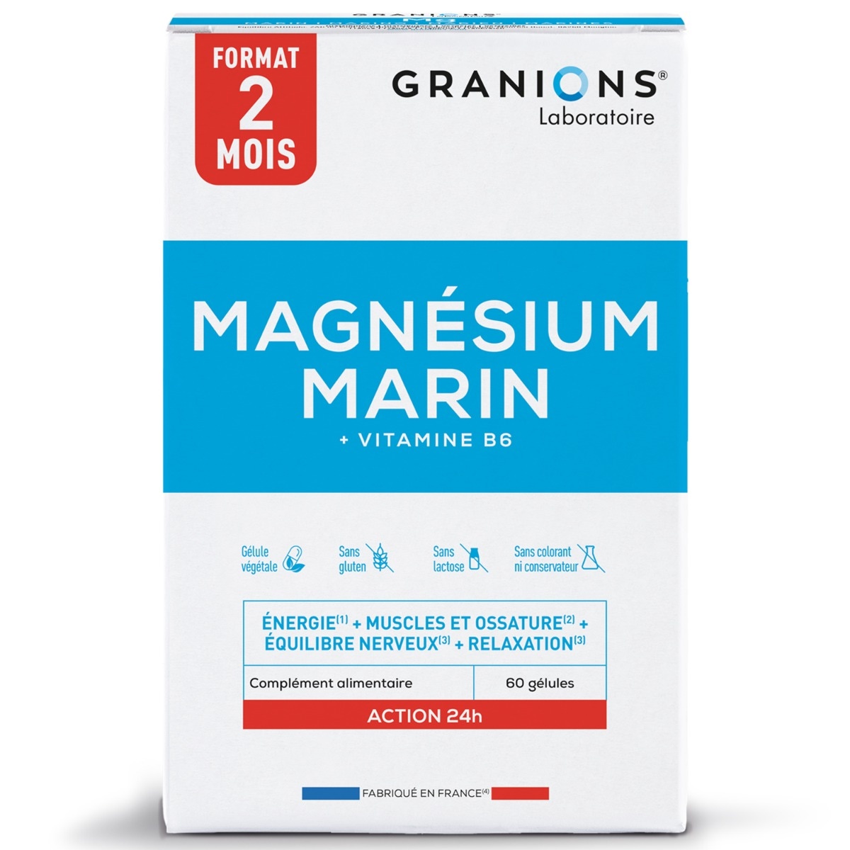 Magnésium gélule - 200 mg