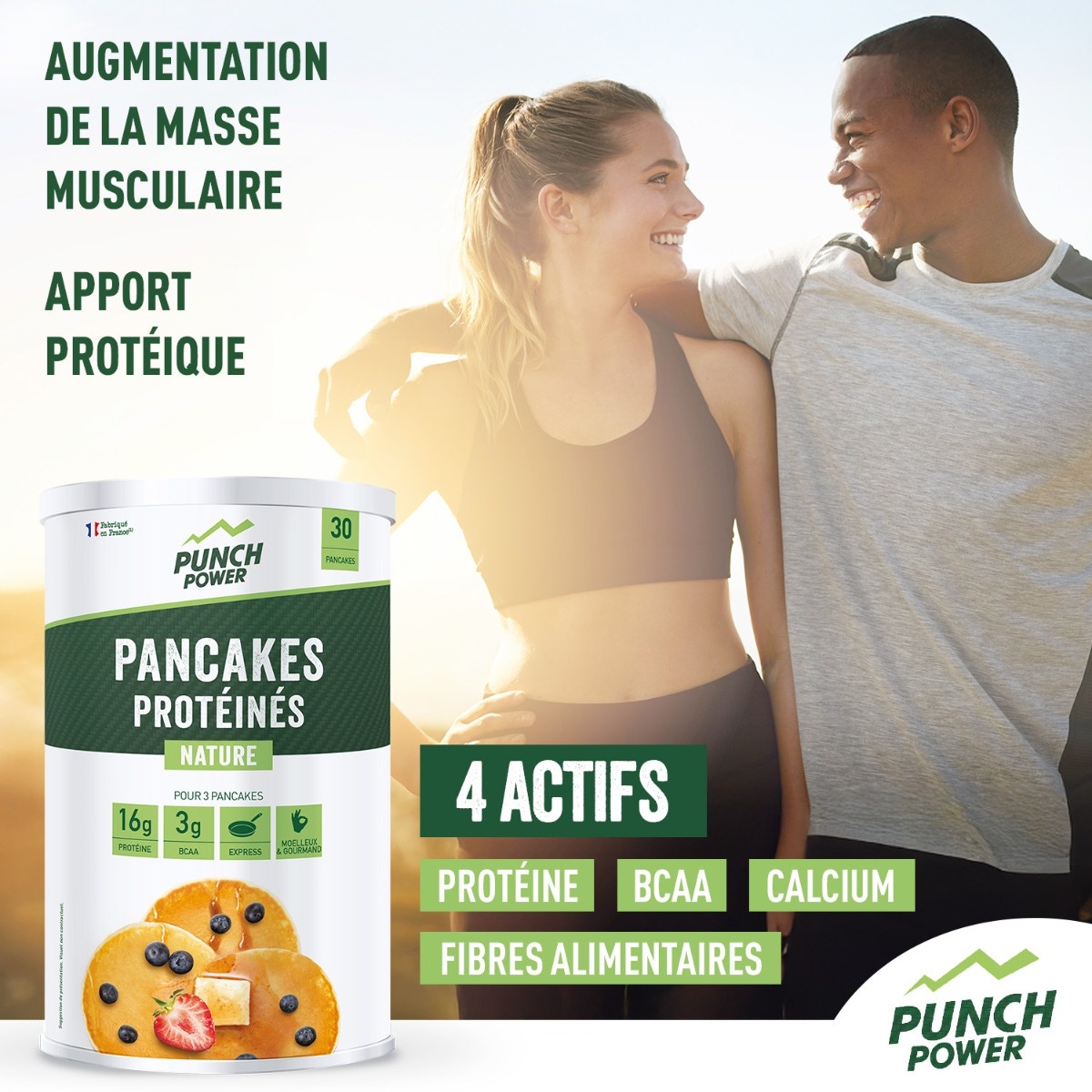 Pancake Hyperprotéinés saveur nature s
