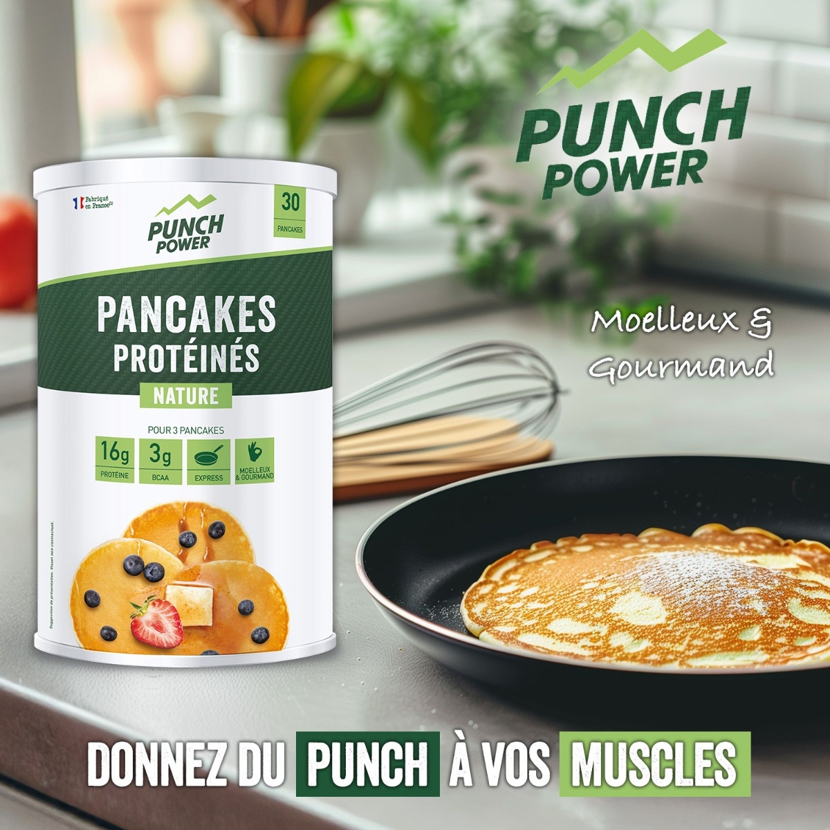 Pancake Hyperprotéinés saveur nature 