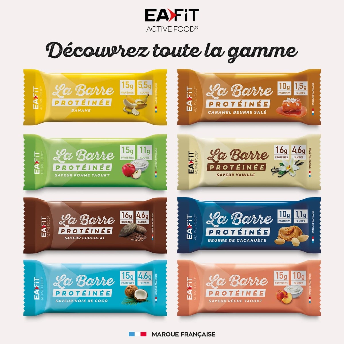 la barre protéinée gamme complète