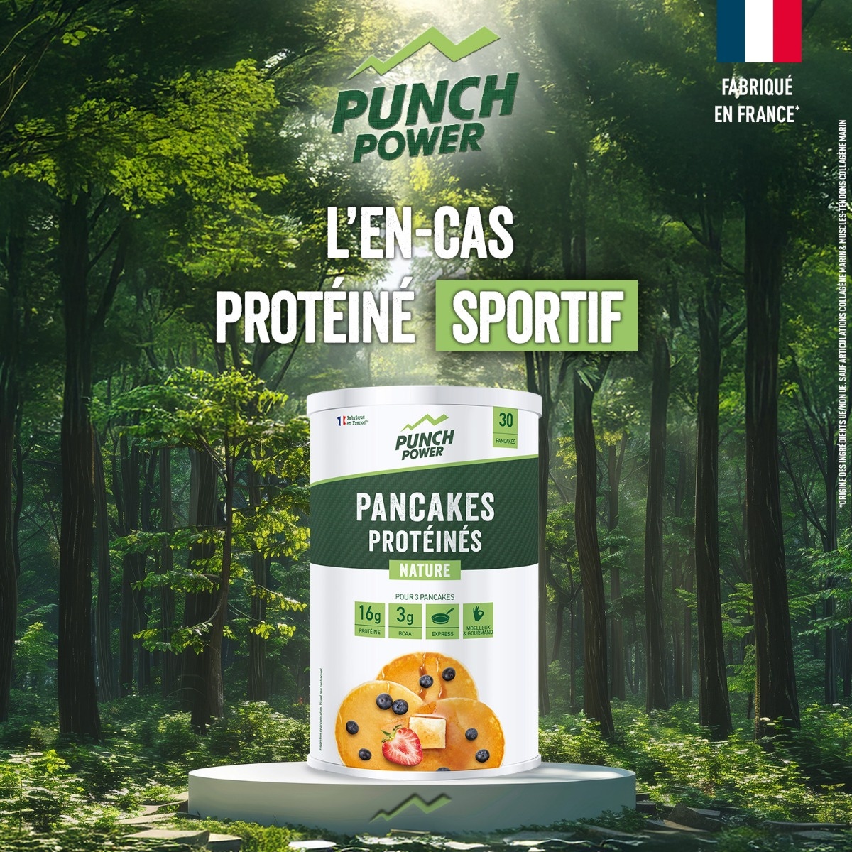 Pancake Hyperprotéinés saveur nature