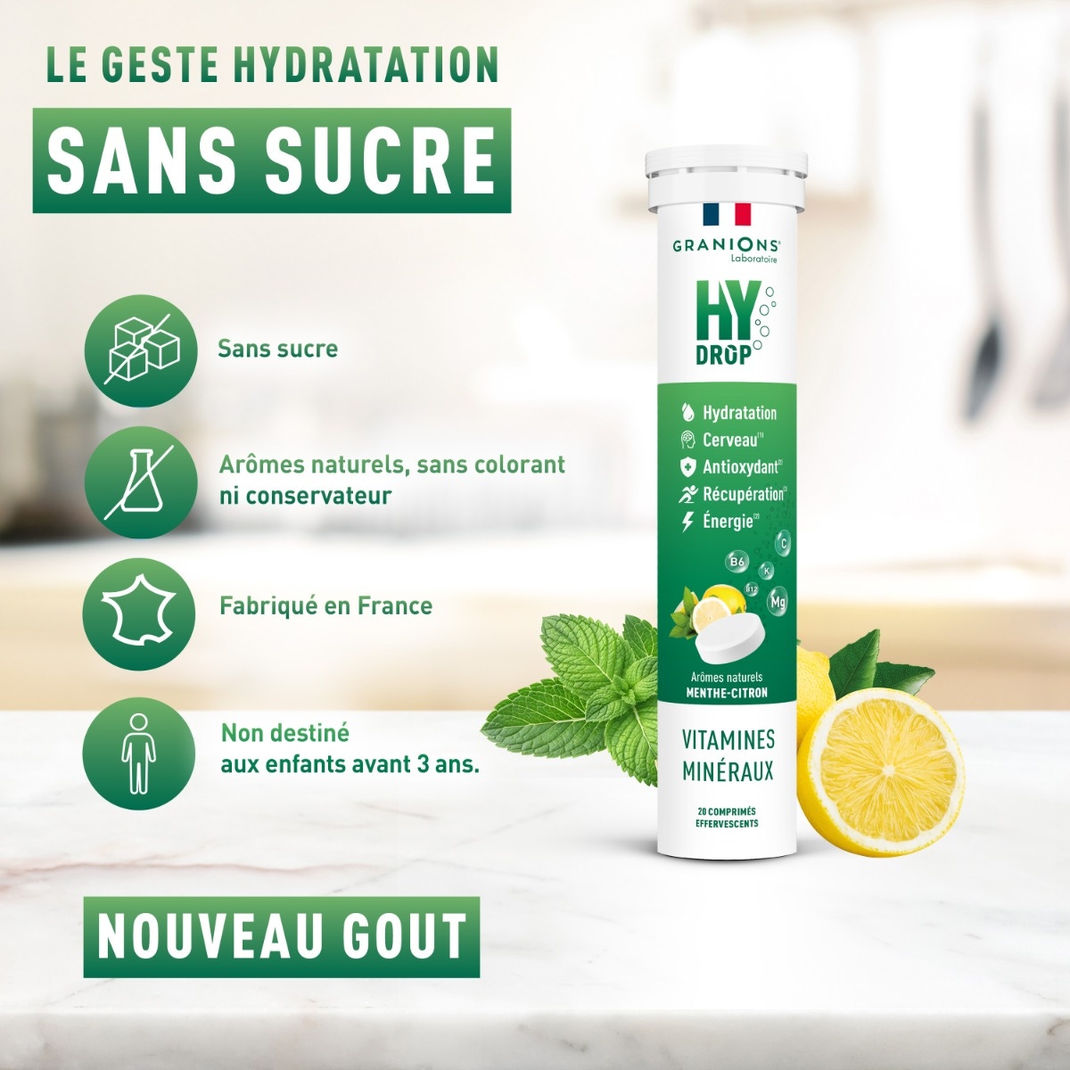 Hydrop Menthe Citron