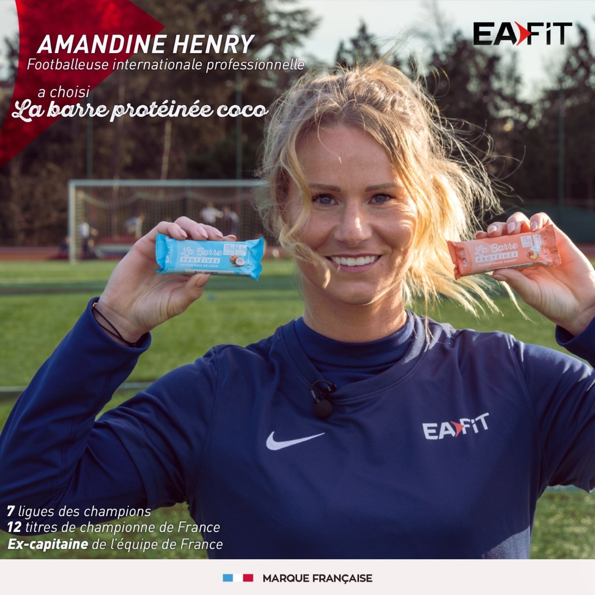EAFIT la barre protéinée vanille - Amandine Henry