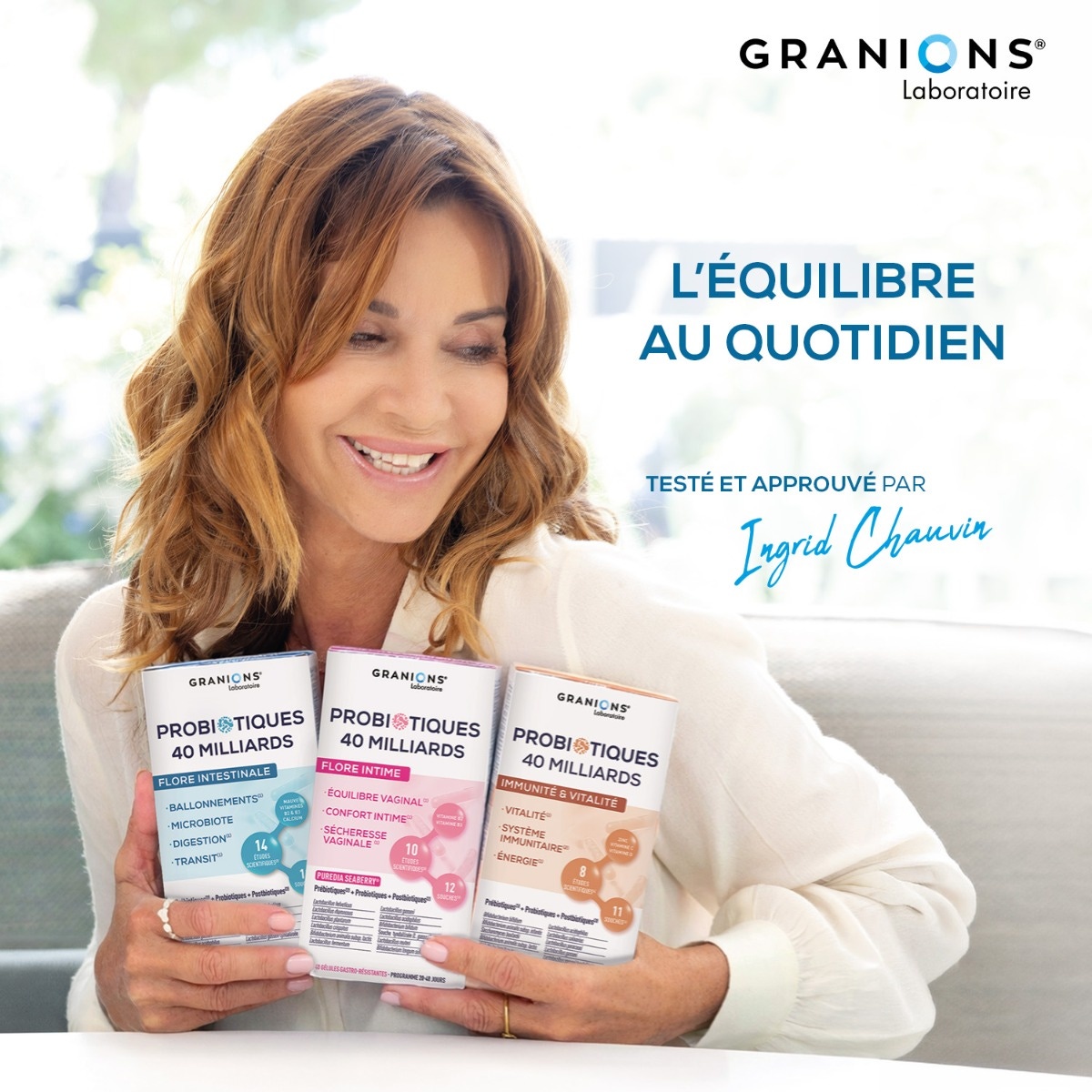 Granions - Probiotiques 40 milliards - L'équilibre au quotidien