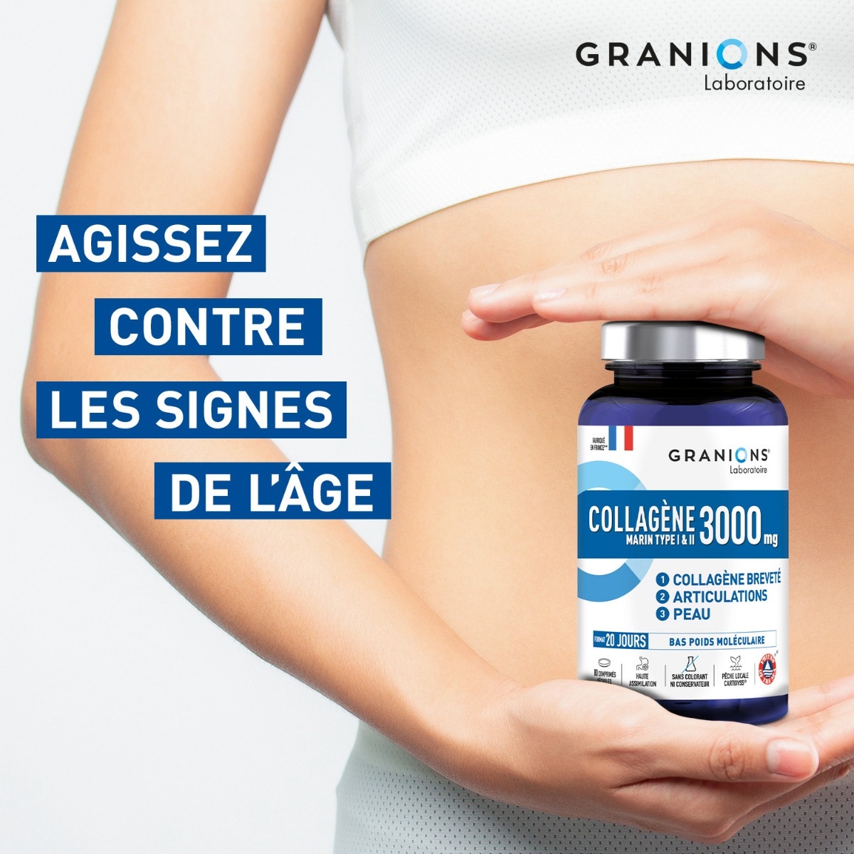 Pilulier - Collagène marin - Granions