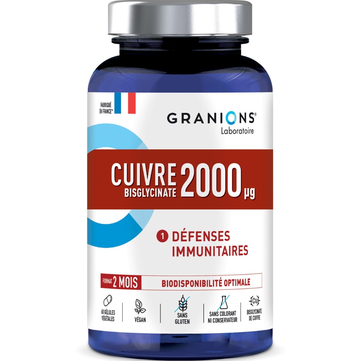 Cuivre bisglycinate 2000µg