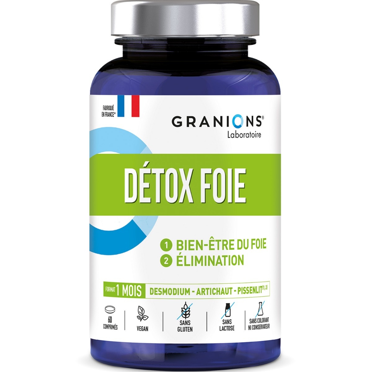 Pilulier - detox foie au desmodium, artichaut et pissenlit