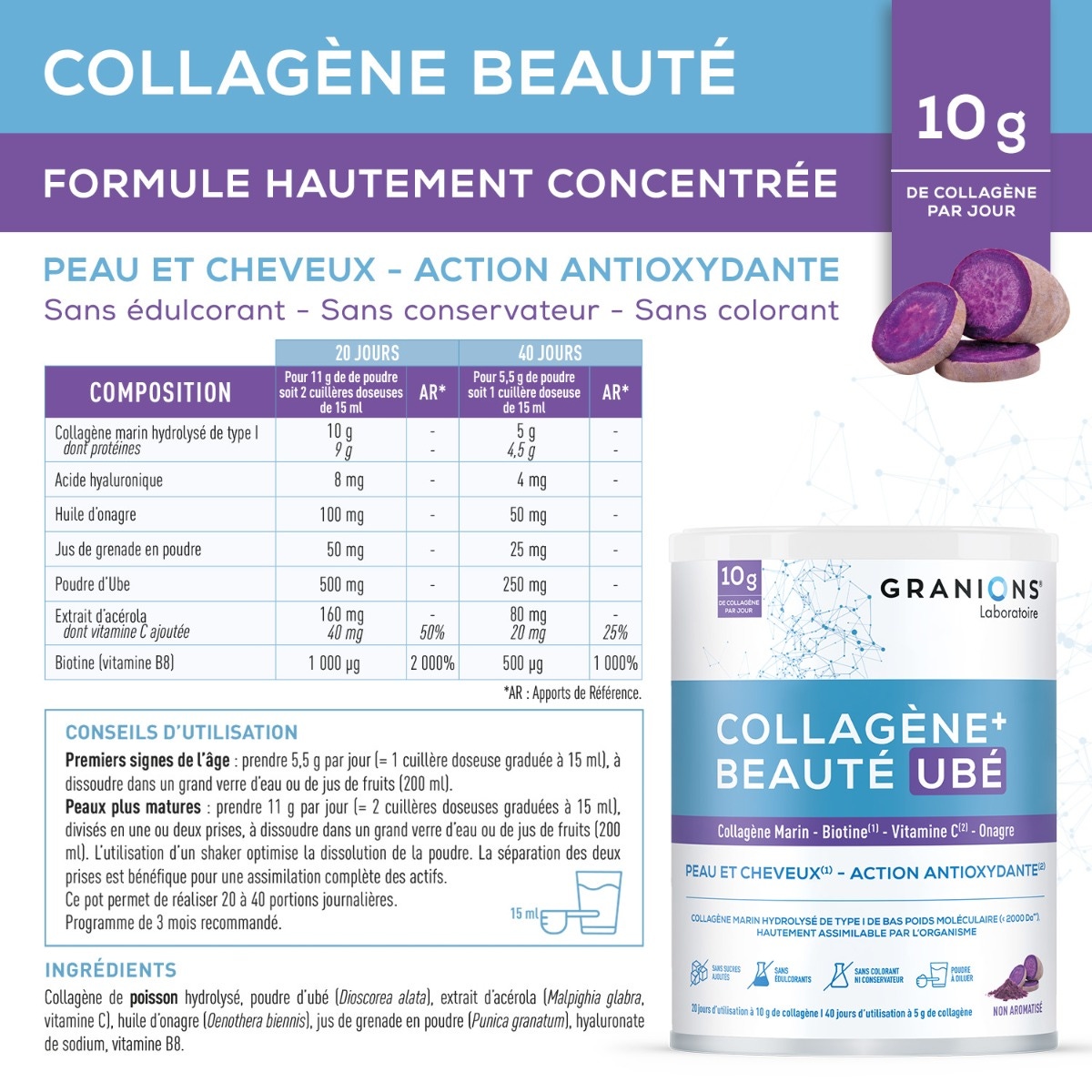 Collagène+ beauté ubé