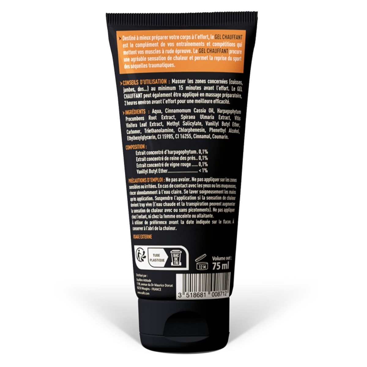 EAFIT  Gel Massant Chauffant