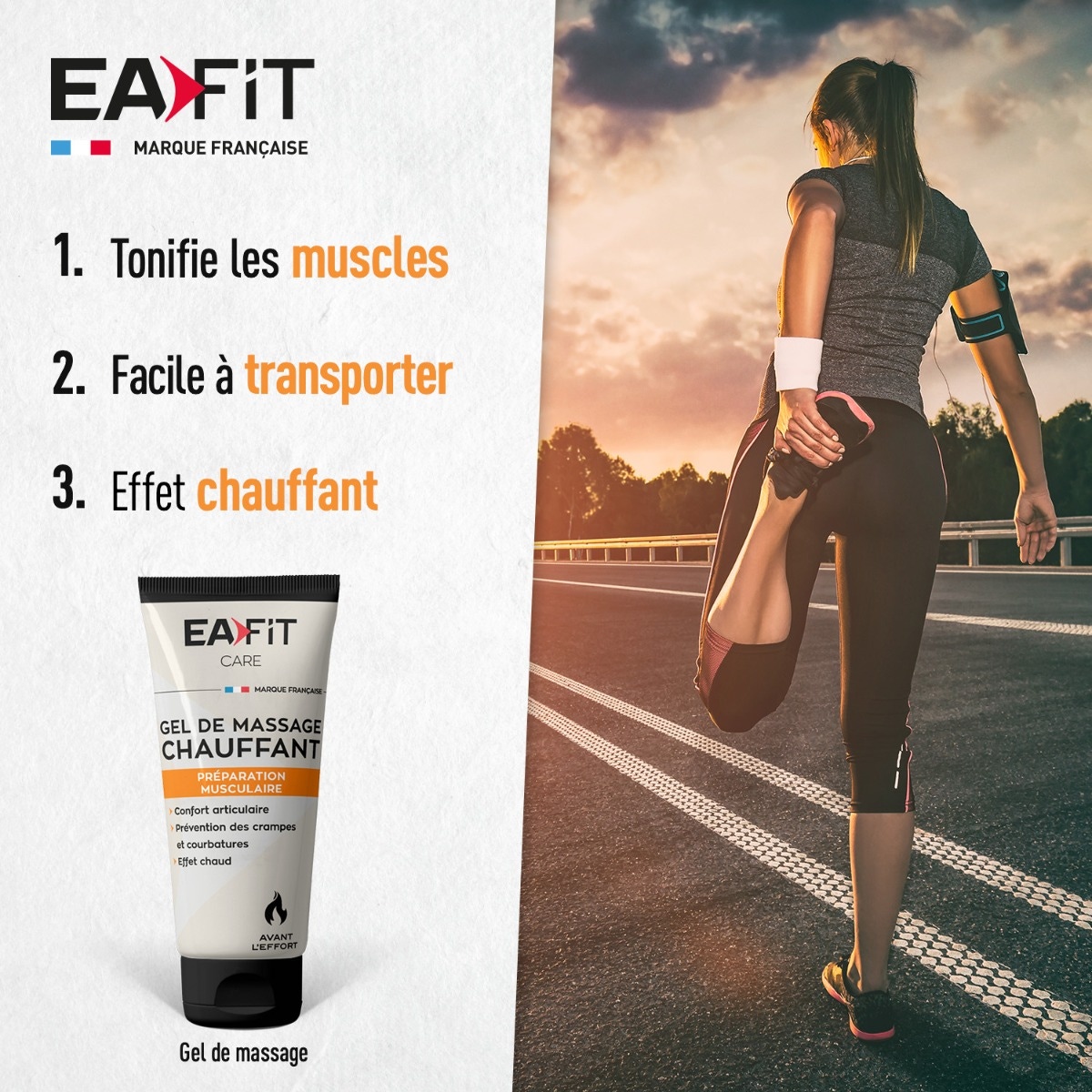 EAFIT  Gel Massant Chauffant