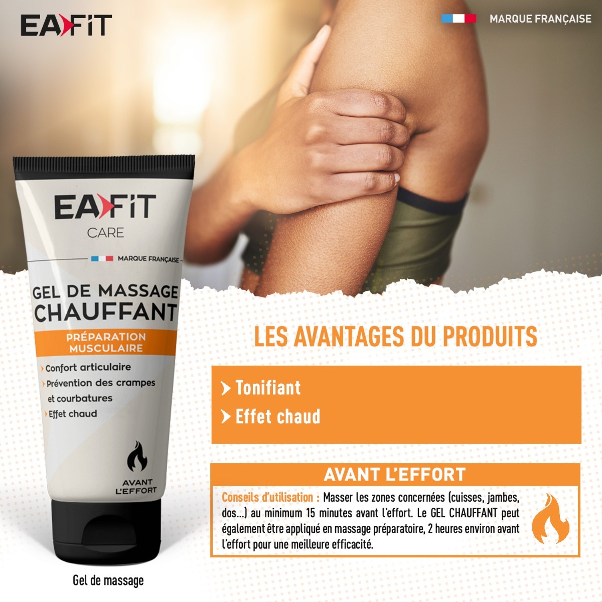 EAFIT  Gel Massant Chauffant