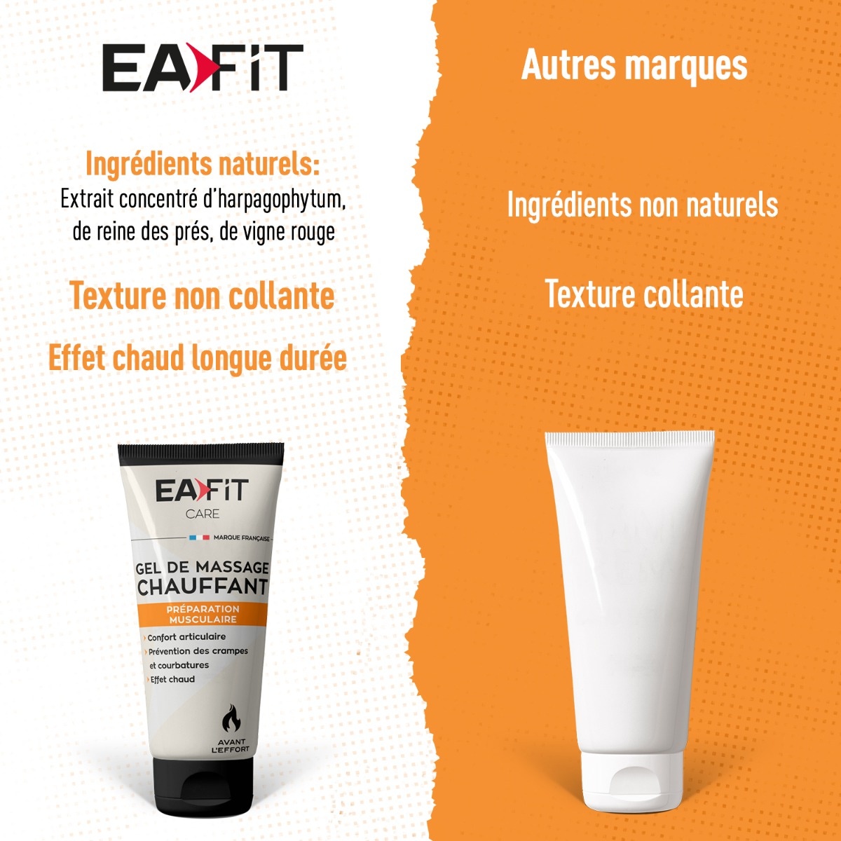 EAFIT  Gel Massant Chauffant