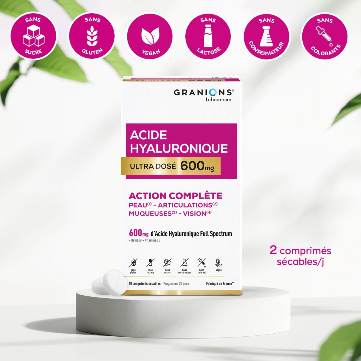 Acide Hyaluronique 600 mg