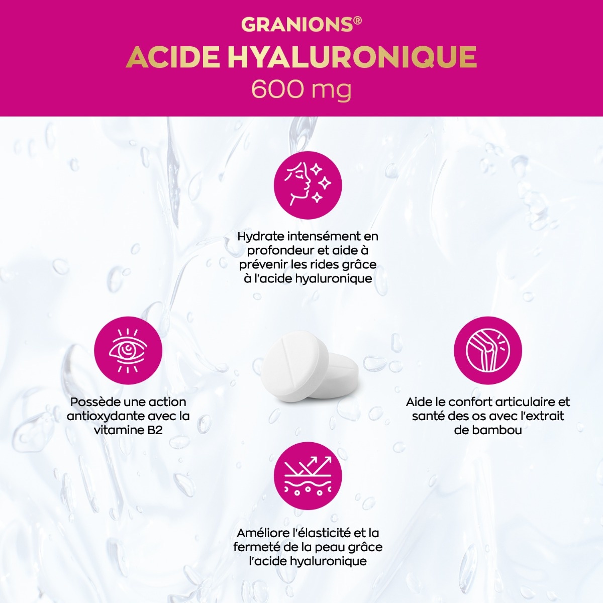 Acide Hyaluronique 600 mg