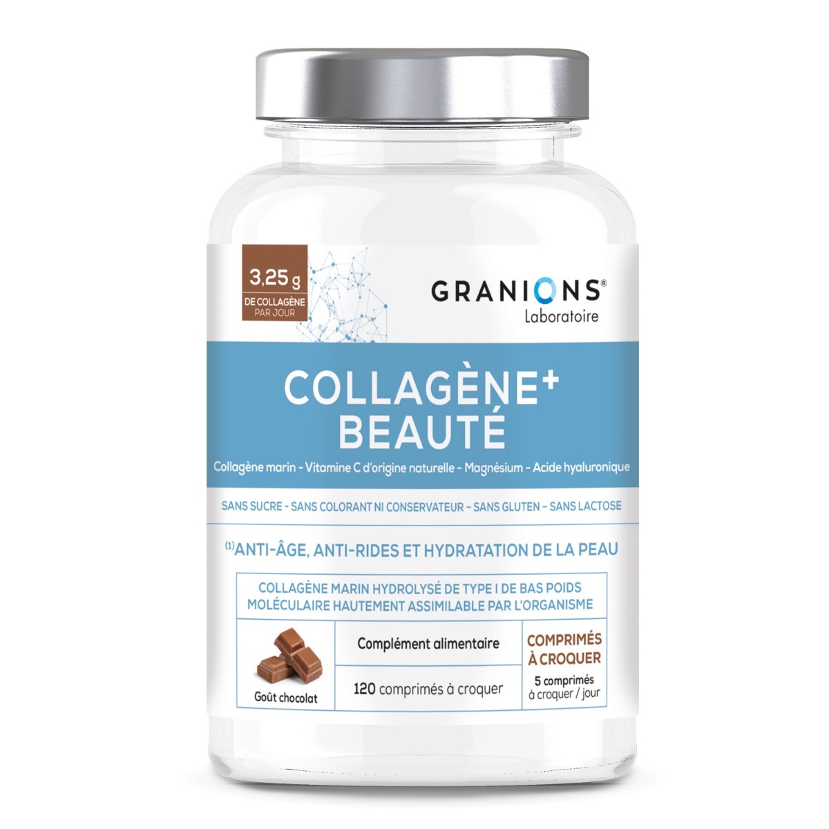 Collagène+ Beauté - Comprimé à croquer - Chocolat