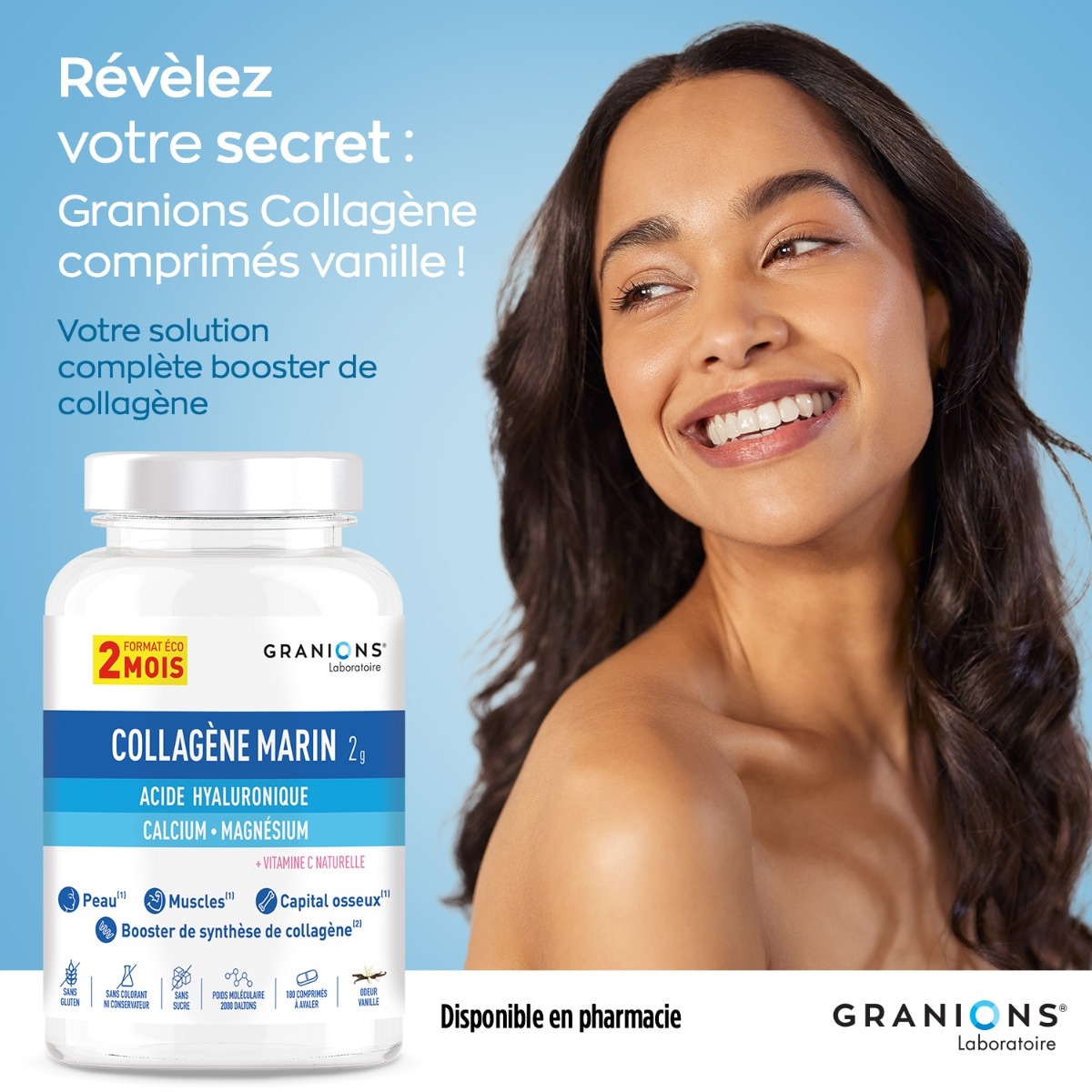Granions Collagène Comprimés Vanille