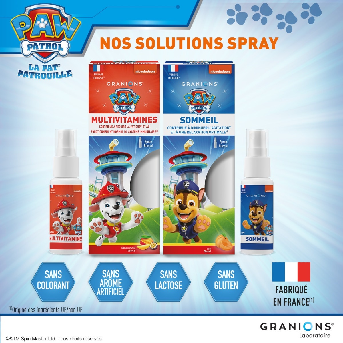 Les Spray Pat'Patrouille