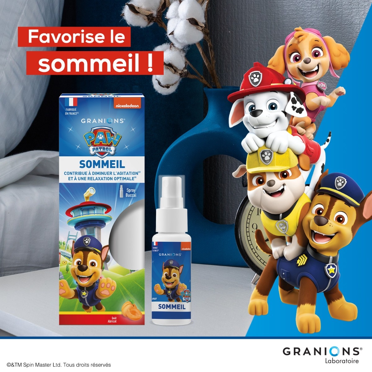 Spray sommeil Pat'Patrouille
