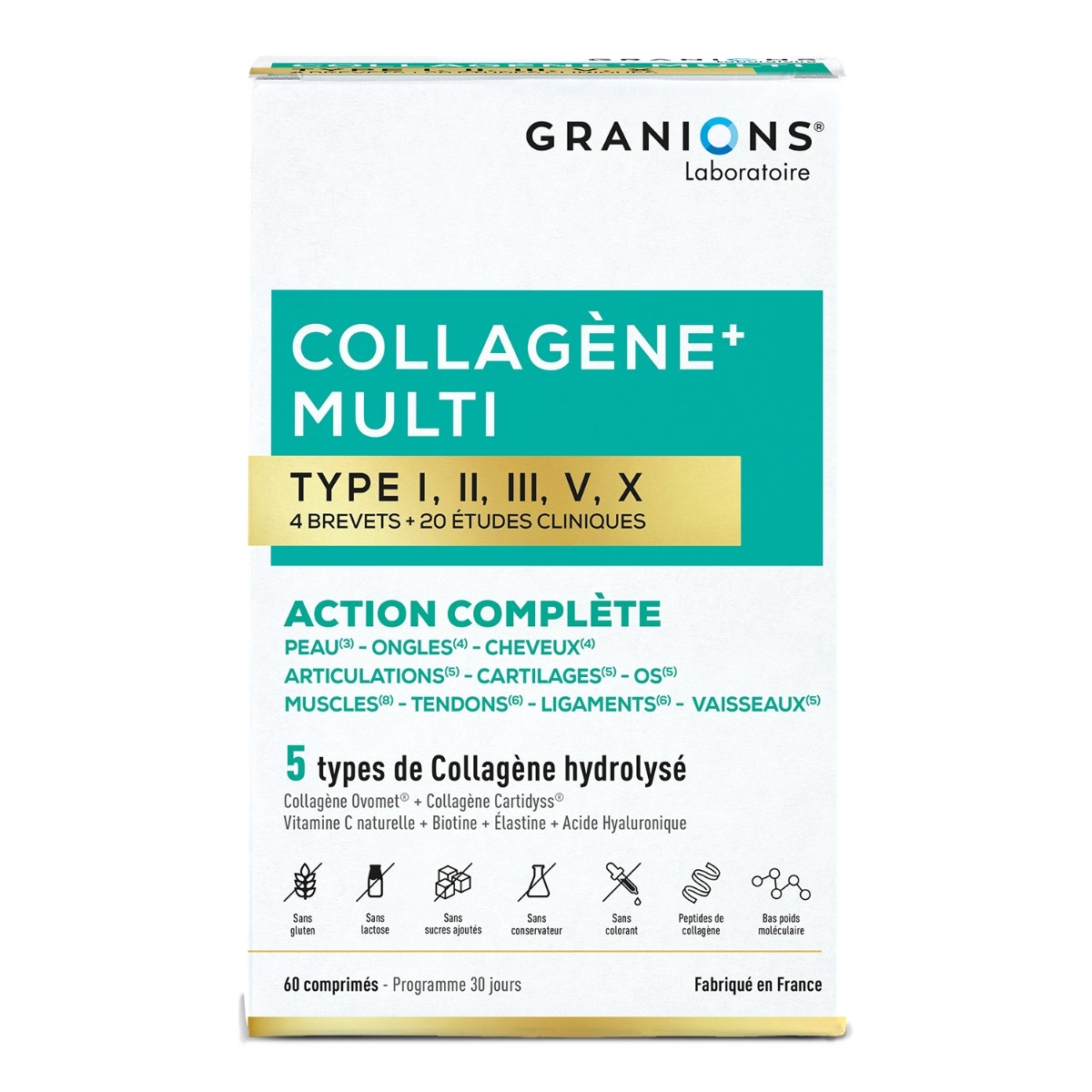 Collagène+ Multi type I, II, III, V, X