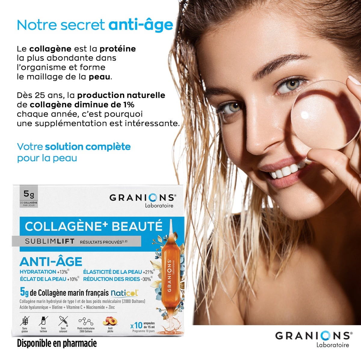 Collagène marin type 1 ampoule