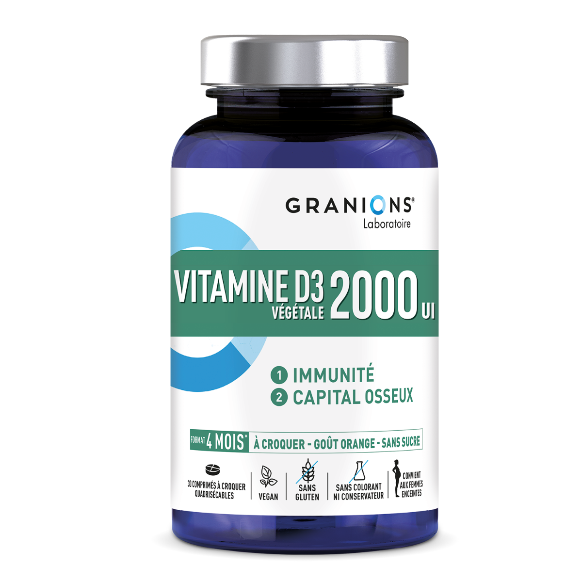 Vitamines D3 Végétale 2000ui