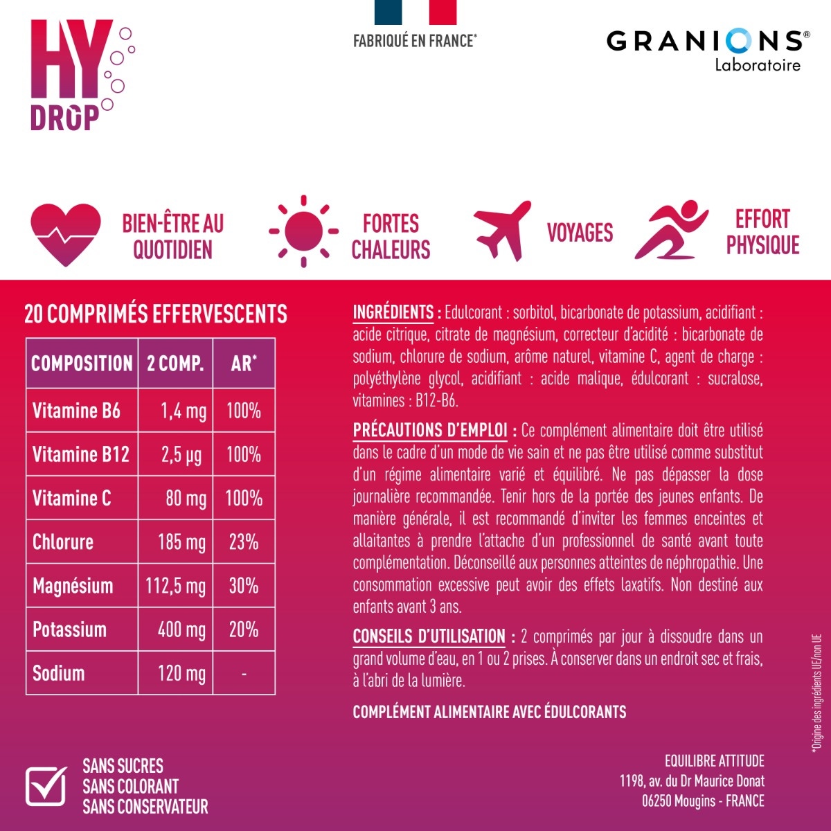 Hydrop - Fruits rouges 