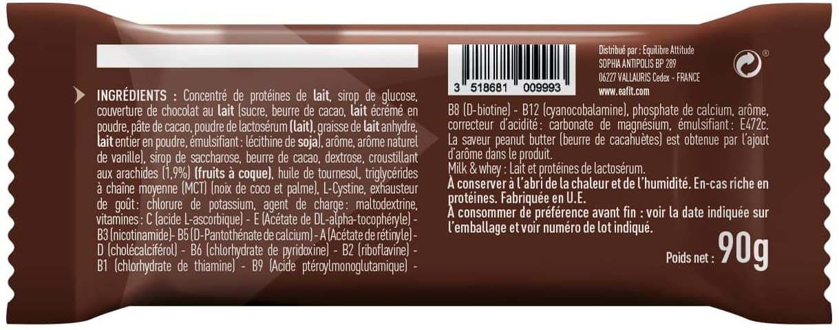 EAFIT la Barre Gainer 90 g - dos