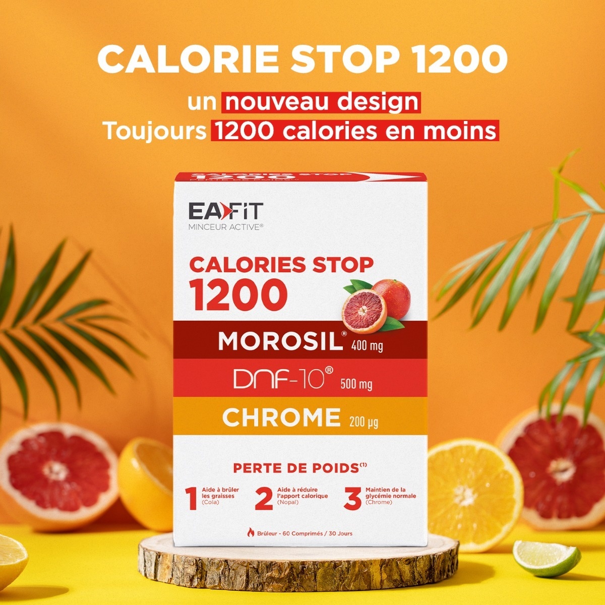 EAFIT - Minceur Active - Calories stop 1200 - Perte de poids - Morosil