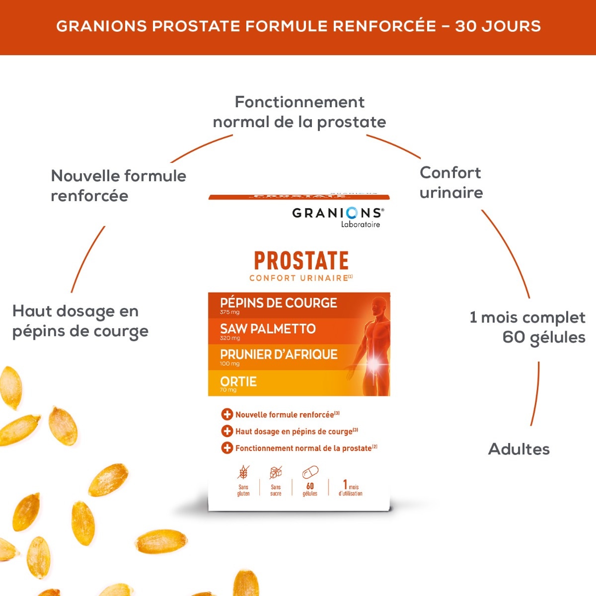 Lot de 2 Granions Prostate