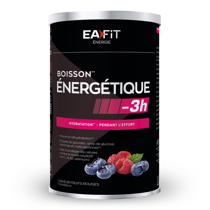 EAFIT Boisson de l'effort intense Energétique -3h saveur fruits rouges