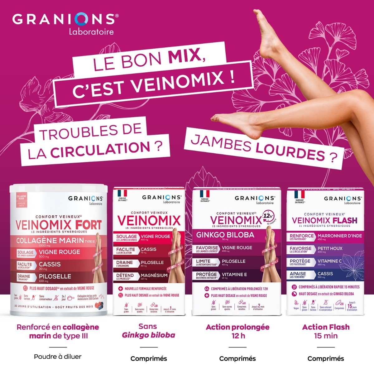 Granions - VEINOMIX 