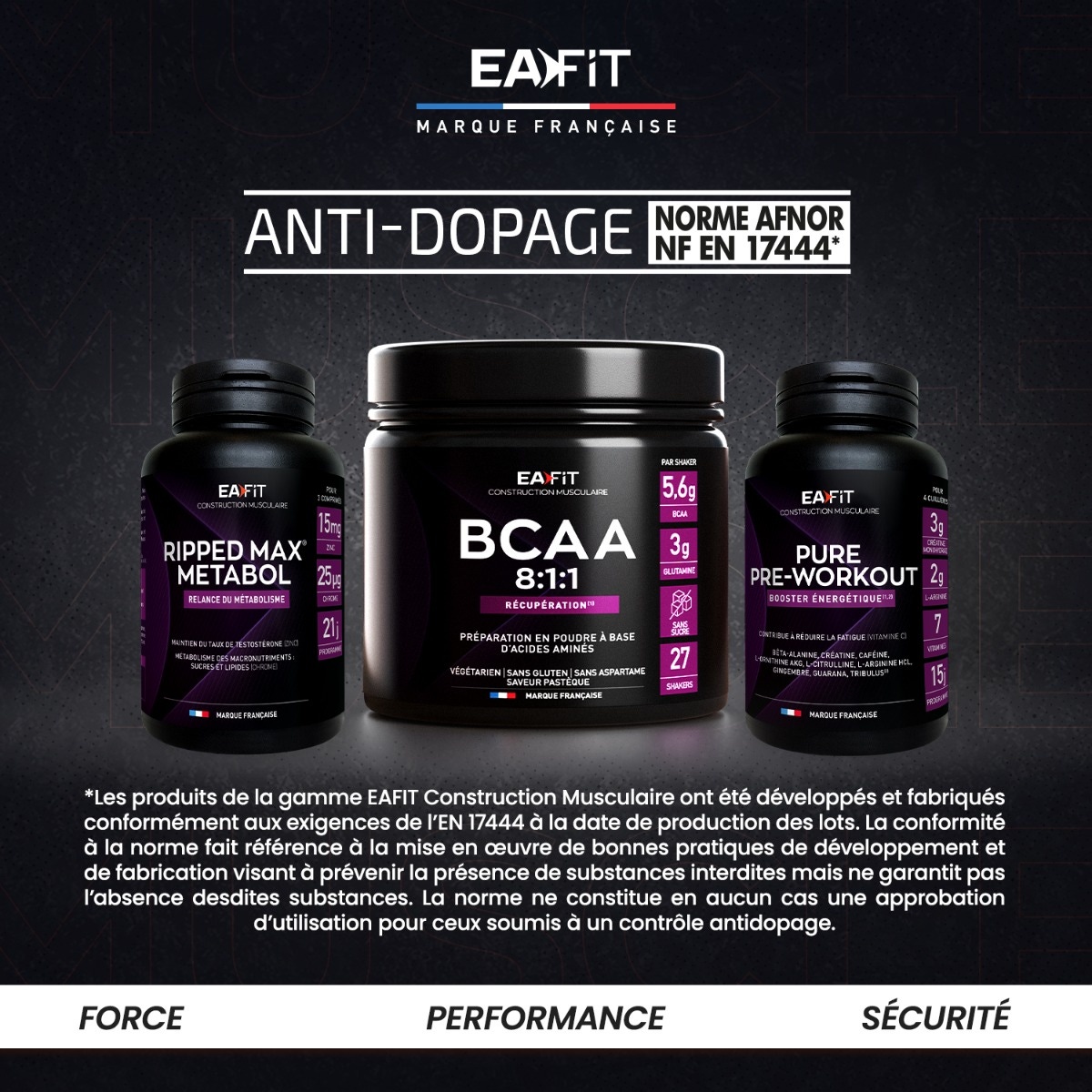 EAFIT Pure L-Glutamine 243 g